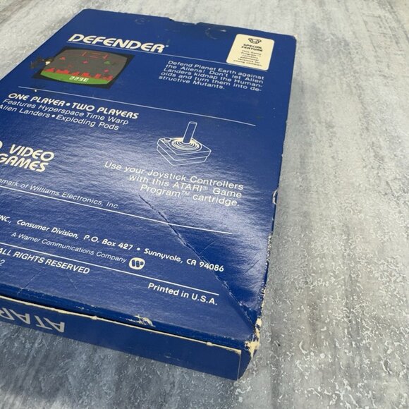 1981 Atari 2600 Defender with Box and Manual Vintage Video Game CIB - Picture 14 of 15